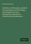 Moses Mendelssohn: Schriften zur Philosophie, Aesthetik und Apologetik: mit Einleitungen, Anmerkungen und einer biographisch-historischen Charakteristik Mendelssohn's, Buch