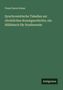 Franz Xaver Kraus: Synchronistische Tabellen zur christlichen Kunstgeschichte; ein Hülfsbuch für Studierende, Buch