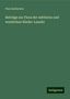 Paul Ascherson: Beiträge zur Flora der mittleren und westlichen Nieder-Lausitz, Buch