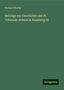 Richard Hoche: Beiträge zur Geschichte der St. Johannis-Schule in Hamburg III, Buch