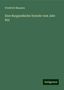 Friedrich Maassen: Maassen, F: Burgundische Synode vom Jahr 855, Buch