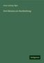 Ernst Ludwig Jäger: Jäger, E: Drei Skizzen zur Buchhaltung, Buch