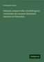 Ferdinand Laban: Laban, F: Heinrich Joseph Collin: Ein Beitrag zur Geschichte, Buch