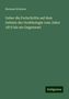 Herman Schalow: Ueber die Fortschritte auf dem Gebiete der Ornithologie vom Jahre 1875 bis zur Gegenwart, Buch