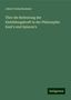 Jakob Frohschammer: Über die Bedeutung der Einbildungskraft in der Philosophie Kant's und Spinoza's, Buch