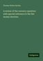 Thomas Welles Bartley: A review of the currency question: with special reference to the fiat money doctrine, Buch