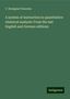 C. Remigius Fresenius: Fresenius, C: System of instruction in quantitative chemical, Buch