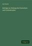 Karl Stoerk: Stoerk, K: Beiträge zur Heilung des Parenchym- und Cystenkro, Buch