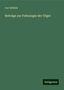 Carl Stölker: Stölker, C: Beiträge zur Pathologie der Vögel, Buch
