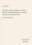Text: Buffalo Bill, An Autobiography. Beige Hintergrund. Unten rechts: Antiquum Novum., Buch