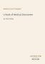 Ein hellbeiger Hintergrund mit dem Text: „Rebecca Lee Crumpler, A Book of Medical Discourses, In Two Parts“. Unten: „ANTIQUM NOVUM“., Buch