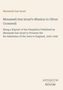 Titel: "Menasseh ben Israel's Mission to Oliver Cromwell". Schlichte, beige Buchseite mit Logo "ANTIQUM NOVUM"., Buch
