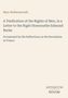 Text über ein Buch von Mary Wollstonecraft zu Edmund Burke, unten "ANTIQUM NOVUM". Heller Hintergrund.
