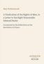 Mary Wollstonecraft. A Vindication of the Rights of Men. Beige Hintergrund, schlichte Typografie, unten steht Antiquum Novum.