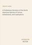 Text: John M. Coulter, A Preliminary Revision of the North American Species of Cactus, Anhalonium, and Lophophora. Unten rechts: ANTIQUUM NOVUM. Beiger Hintergrund., Buch