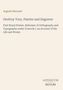 Text: Auguste Bernard, Geofroy Tory, Painter and Engraver, First Royal Printer, Reformer of Orthography and Typography. Unten steht Antiquum Novum. Hintergrund: Beige., Buch
