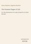 Text: "The Greatest Plague of Life" von Henry und Augustus Mayhew, unteres Logo "ANTIQUM NOVUM". Beige Hintergrund., Buch