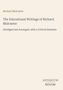 Text: "Richard Mulcaster. The Educational Writings of Richard Mulcaster. Abridged and Arranged, with a Critical Estimate." Unten rechts "ANTIQUM NOVUM". Heller Hintergrund., Buch