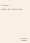 Text: "Edgar Wallace, The Clue of the Twisted Candle, ANTIQUUM NOVUM". Beige Hintergrund, minimalistisches Design., Buch