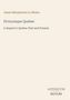 „James Macpherson Le Moine: Picturesque Quebec. A Sequel to Quebec Past and Present.“ Textgestaltung auf hellem Hintergrund., Buch