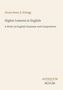 Oben: "Alonzo Reed, B. Kellogg". Mitte: "Higher Lessons in English". Unten rechts: "ANTIQUM NOVUM". Schlichtes Layout., Buch