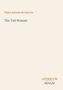 Text: "Pedro Antonio de Alarcón - The Tall Woman - ANTIQUUM NOVUM". Beige Hintergrund, minimalistisches Design., Buch