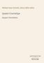 Buchtitel: "Quaint Courtships" von William Dean Howells, Henry Mills Alden. Aufschrift unten: ANTIQUUM NOVUM., Buch