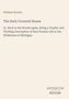 Buchtitel: "The Bark Covered House". Autor: William Nowlin. Verlag: Antiquum Novum. Beige Hintergrund, minimalistisches Design., Buch