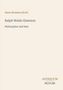 Text: "Amos Bronson Alcott, Ralph Waldo Emerson, Philosopher and Seer, ANTIQUUM NOVUM." Schlichte, minimalistische Gestaltung., Buch
