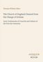 Thomas William Allies, Titel: The Church of England... Unten steht "ANTIQUM NOVUM". Schlichtes Design, cremefarbener Hintergrund., Buch