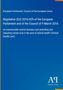 Europäisches Parlament, Rat der EU. Verordnung (EU) 2016/429. Transmissible animal diseases; Animal Health Law. Blaues Design., Buch