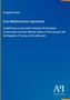 Blaues Cover mit Text: "European Union, Euro-Mediterranean Agreement", Logo, Antiphon Verlag., Buch