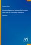 "European Union: Monetary Agreement with Andorra. Blaues Cover, vertikaler Farbverlauf links, Verlagssymbol unten rechts.", Buch