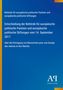 Titel: "Entscheidung der Behörde für europäische politische Parteien vom 14. September 2017". Blau mit Logos am Rand., Buch
