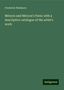 Frederick Wedmore: Méryon and Méryon's Paris: with a descriptive catalogue of the artist's work, Buch