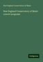 New England Conservatory Of Music: Music, N: New England Conservatory of Music concert programs, Buch