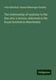 John Marshall: The relationship of anatomy to the fine arts: a lecture, delivered in the Royal Institution Manchester, Buch