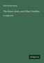 Text: „Ellis Parker Butler, The Water Goats, and Other Troubles, in large print, Antigonos.“ Grüner Hintergrund., Buch