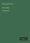 "William Butler Yeats, Four Years, in large print" auf grünem Hintergrund. Unten rechts steht "Antigonos"., Buch