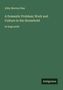 Text: "Abby Morton Diaz. A Domestic Problem; Work and Culture in the Household. in large print. Antigonos."  
Hintergrund: Dunkelgrün., Buch