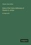Buchtitel: "State of the Union Addresses of Chester A. Arthur". Grüner Hintergrund, schlichtes Design., Buch