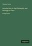 Text: "Thomas Taylor, Introduction to the Philosophy and Writings of Plato, in large print." Unten rechts: "Antigonos".