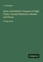 Titel: "Ruins of Buddhistic Temples". Name: I. Groneman. Grüner Hintergrund mit einem kleinen Logo: Antigonos., Buch