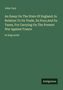 Text: "John Cary. An Essay On The State Of England... War Against France. in large print. Antigonos." Grüner Hintergrund., Buch