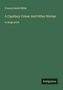 Text: "Francis Davis Millet, A Capillary Crime; And Other Stories, in large print, Antigonos." Grüner Hintergrund., Buch