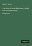 Text: "Daniel G. Brinton, The Basis of Social Relations; A Study in Ethnic Psychology, in large print, Antigonos."  
Hintergrund: Dunkelgrün., Buch