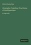 Text: "Mildred Stapley Byne", "Christopher Columbus; True Stories of Great Americans", "in large print". Grüner Hintergrund., Buch