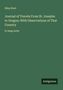 Titel: "Journal of Travels From St. Josephs to Oregon; With Observations of That Country". Grüner Hintergrund. Unten "Antigonos"., Buch
