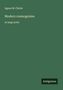 Agnes M. Clerke, "Modern cosmogonies in large print" auf grünem Hintergrund, unten rechts "Antigonos"., Buch