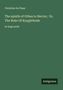 Christine De Pisan; The epistle of Othea; in large print; Antigonos. Grüner Hintergrund, minimalistisch gestaltet., Buch